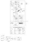 Part Location Diagram of 594601 Briggs and Stratton Carburetor